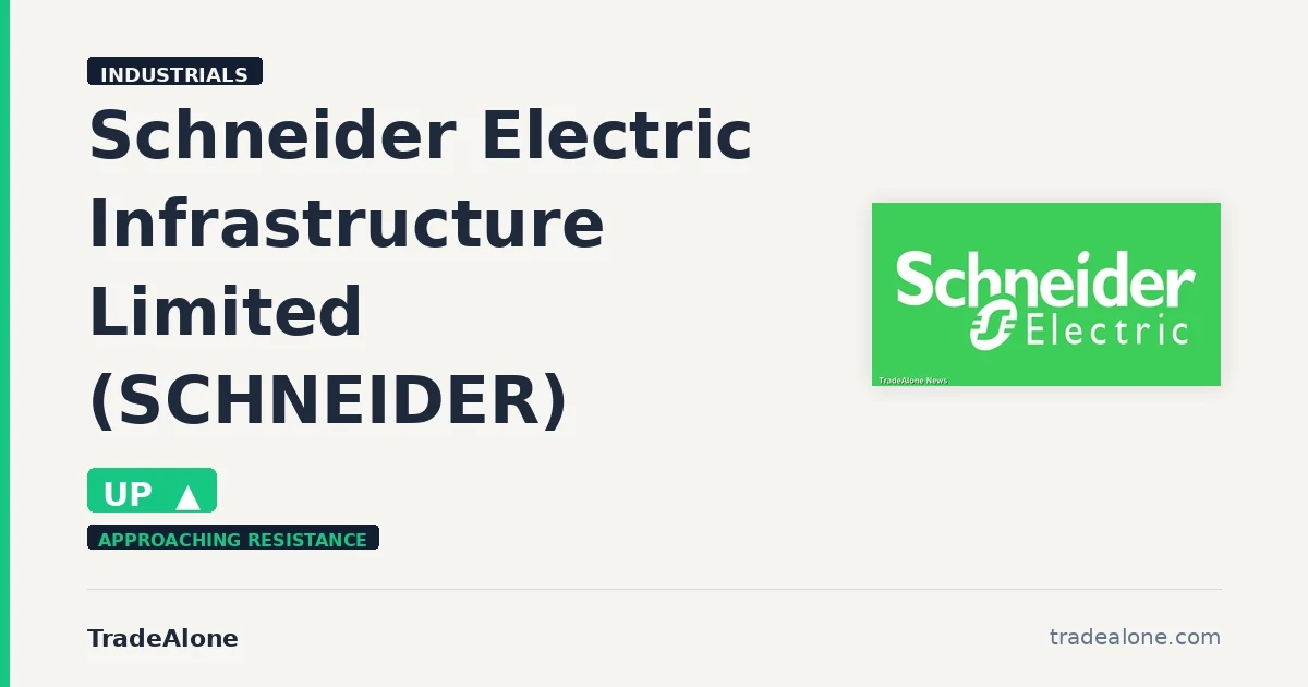 Schneider Electric Infrastructure Limited SCHNEIDER rises 7%