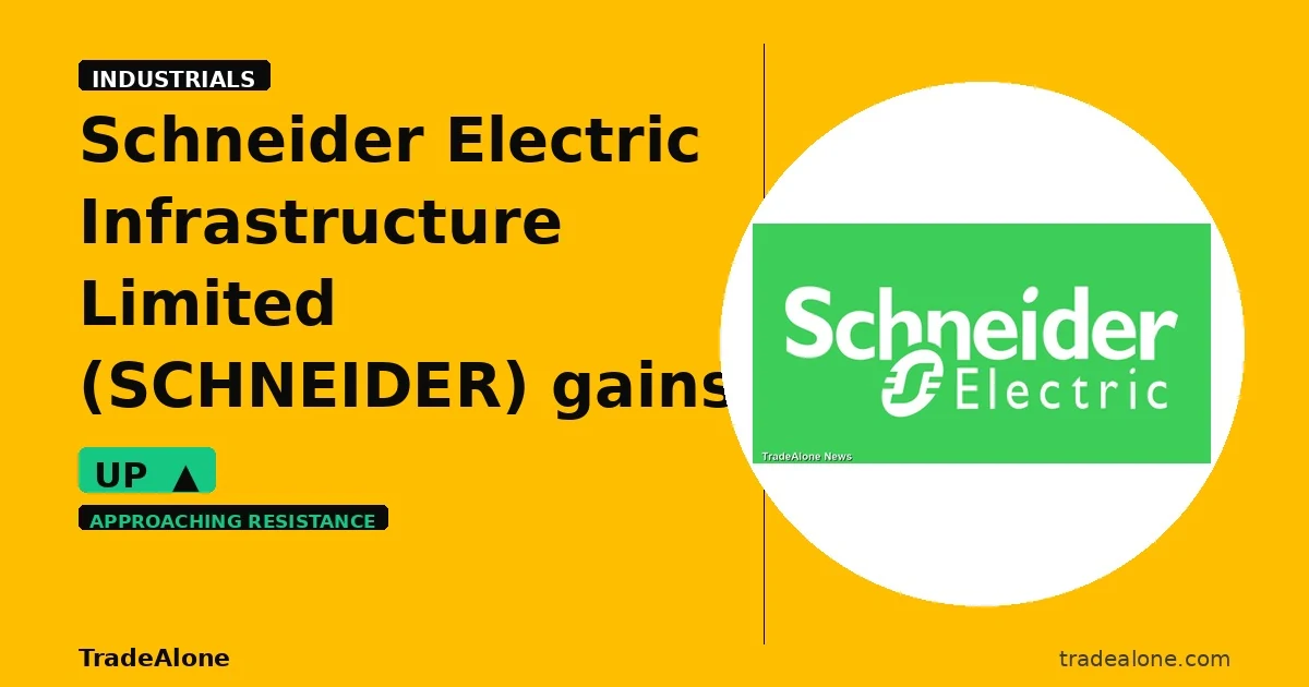 Schneider Electric Infrastructure Limited SCHNEIDER gains 10% intraday
