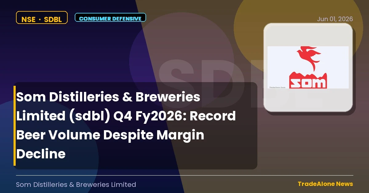 Som Distilleries & Breweries Limited SDBL Q4 Fy2026 Results
