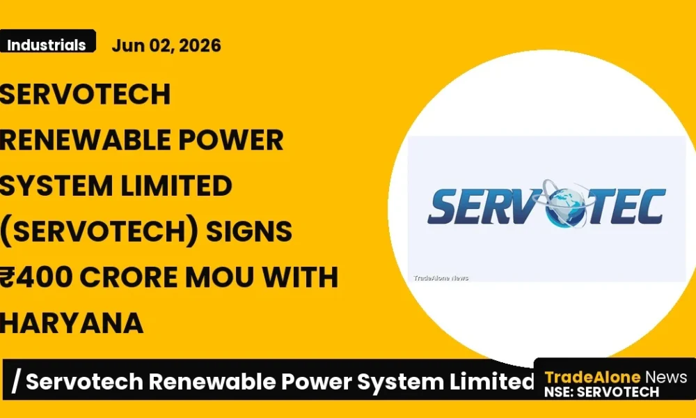 Servotech Renewable Power System Limited Servotech MOU June 2026