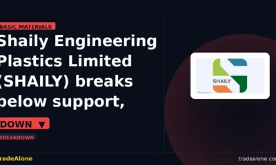Shaily Engineering Plastics Limited SHAILY breaks below support