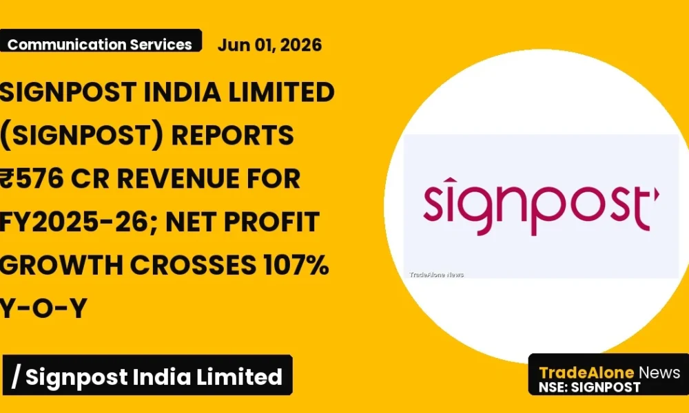 Signpost India Limited Signpost Fy2026 Results