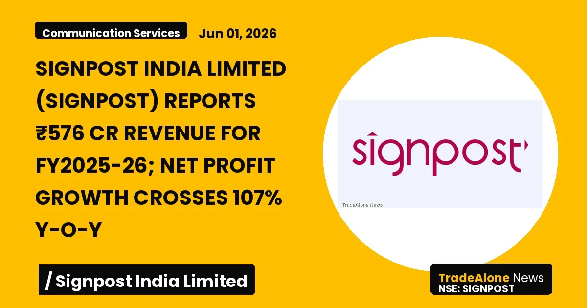 Signpost India Limited Signpost Fy2026 Results