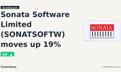 Sonata Software Limited SONATSOFTW moves up 19% intraday