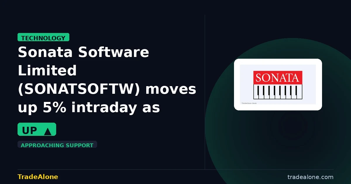Sonata Software Limited SONATSOFTW trendline status shift