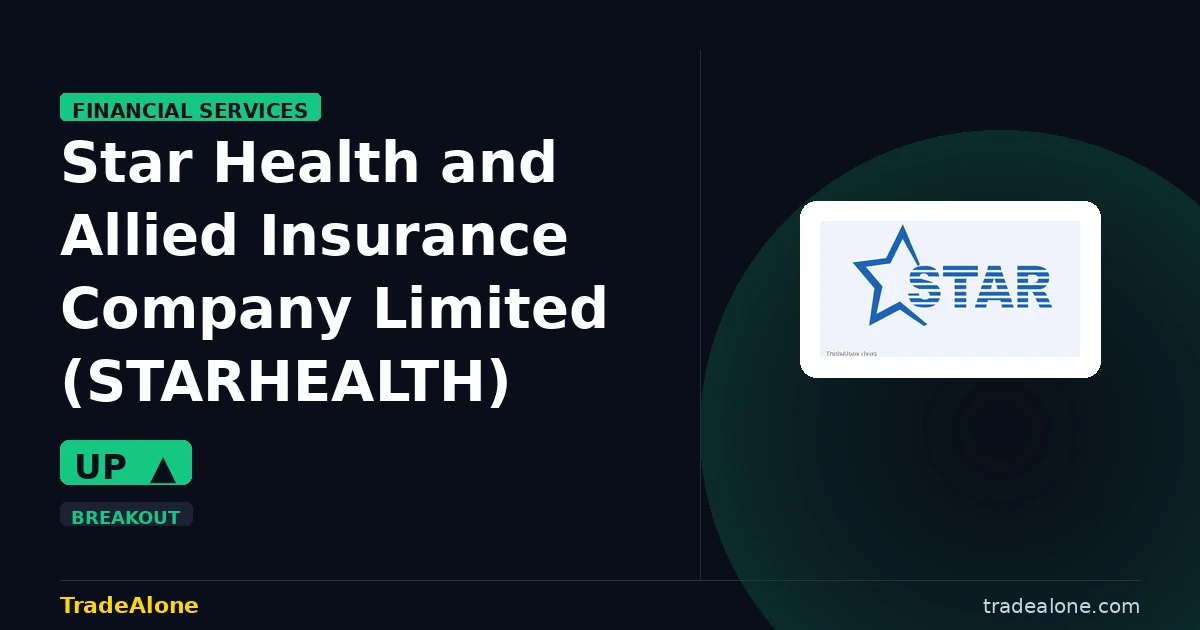 Star Health and Allied Insurance Company Limited STARHEALTH breakout