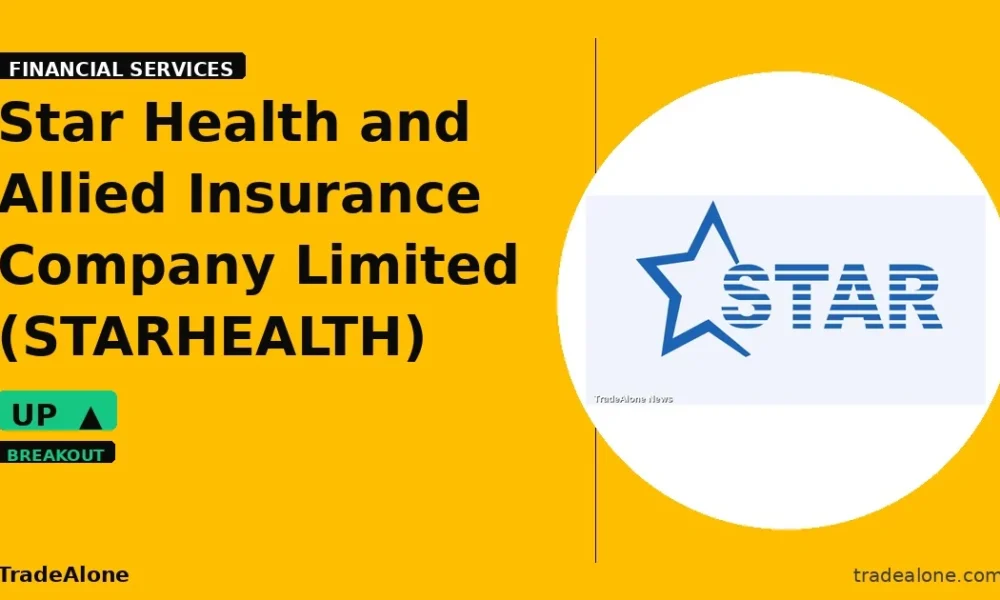 Star Health and Allied Insurance Company Limited STARHEALTH breaks out