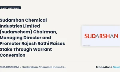 Sudarshan Chemical Industries Limited Sudarschem Stake Increase