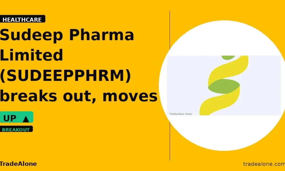 Sudeep Pharma Limited SUDEEPPHRM breaks out