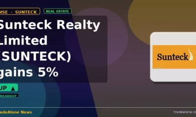 Sunteck Realty Limited SUNTECK gains 5% intraday