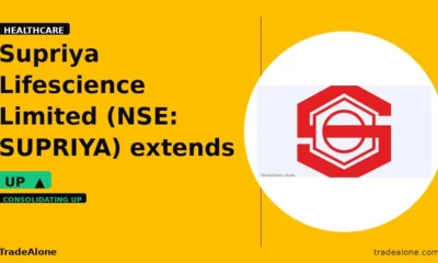 Supriya Lifescience Limited SUPRIYA extends gains