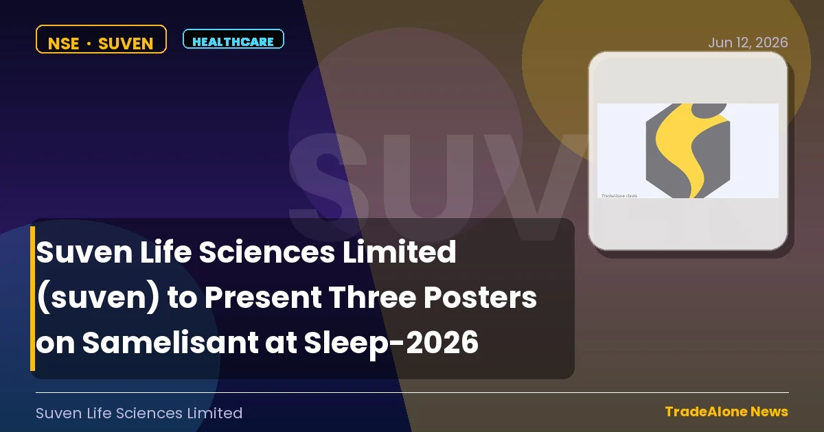 Suven Life Sciences Limited SUVEN Poster Presentations Sleep-2026