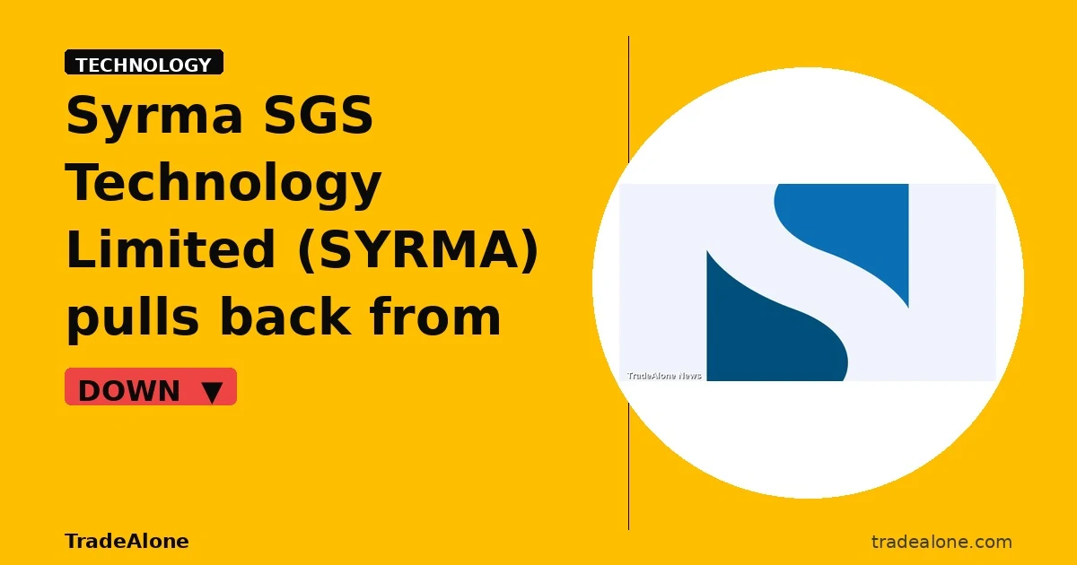 Syrma SGS Technology Limited SYRMA pulls back from breakout highs