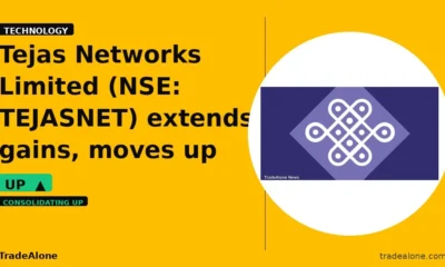 Tejas Networks Limited TEJASNET extends gains