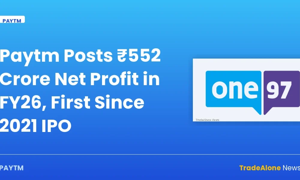 Paytm Posts ₹552 Crore Net Profit in FY26, First Since 2021 IPO — paytm