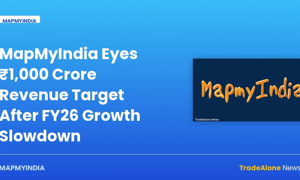 MapMyIndia Eyes ₹1,000 Crore Revenue Target After FY26 Growth Slowdown — mapmyindia