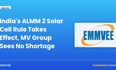 India's ALMM 2 Solar Cell Rule Takes Effect, MV Group Sees No Shortage — emmvee