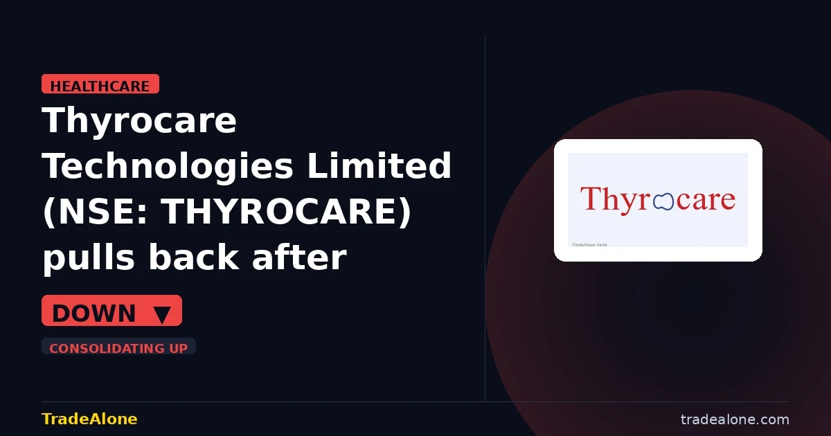 Thyrocare Technologies Limited NSE: THYROCARE pulls back after breakout