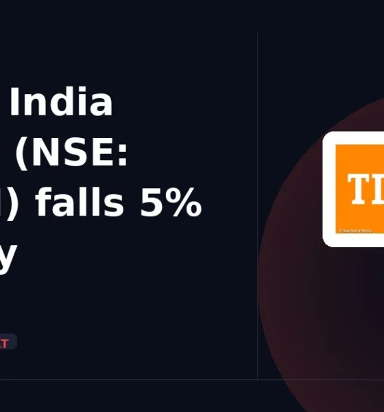 Timken India Limited NSE TIMKEN falls 5%