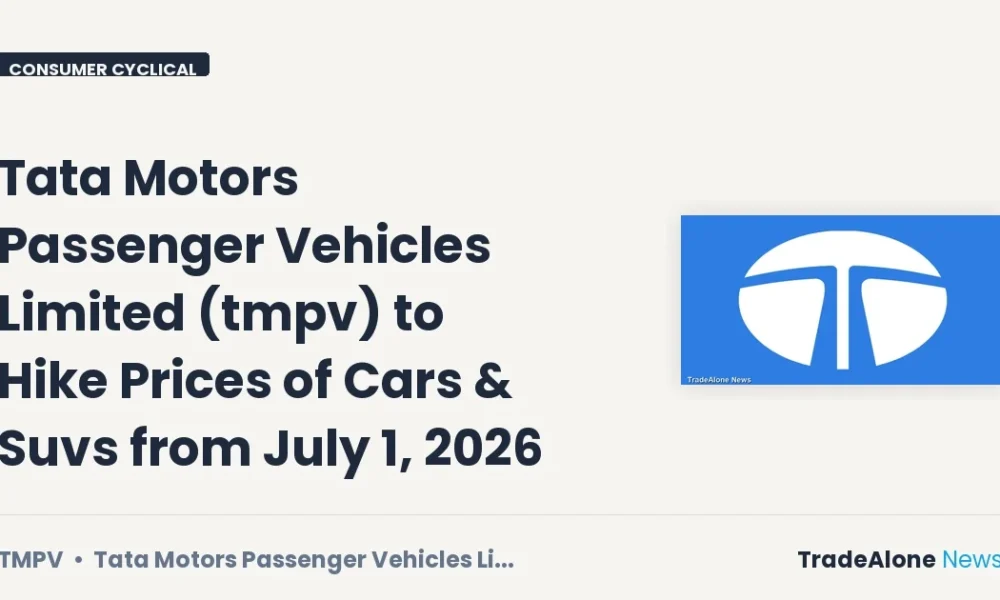 Tata Motors Passenger Vehicles Limited Price Increase July 2026