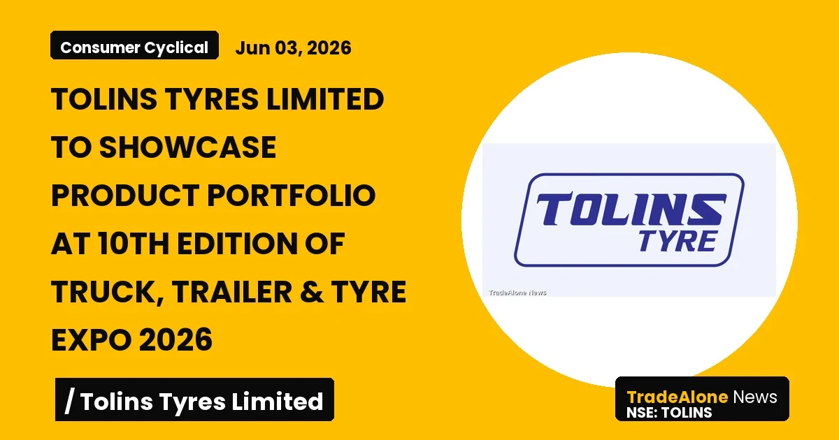 Tolins Tyres Limited Tolins Expo 2026