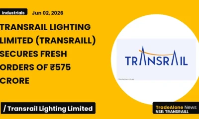 Transrail Lighting Limited Transraill New Orders June 2026