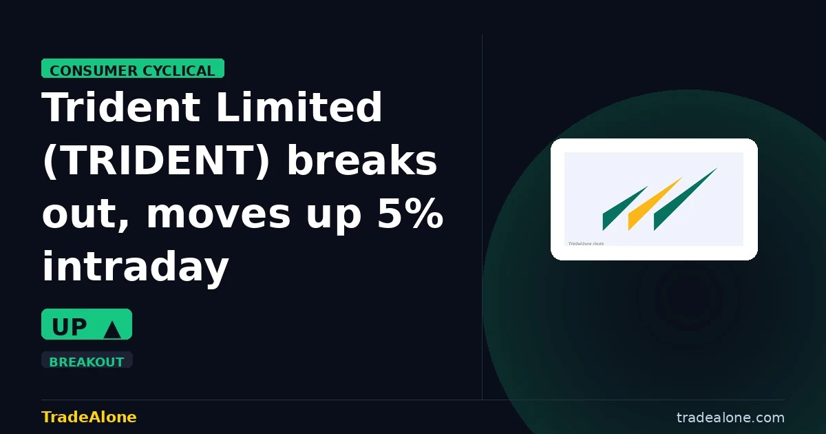 Trident Limited TRIDENT breaks out