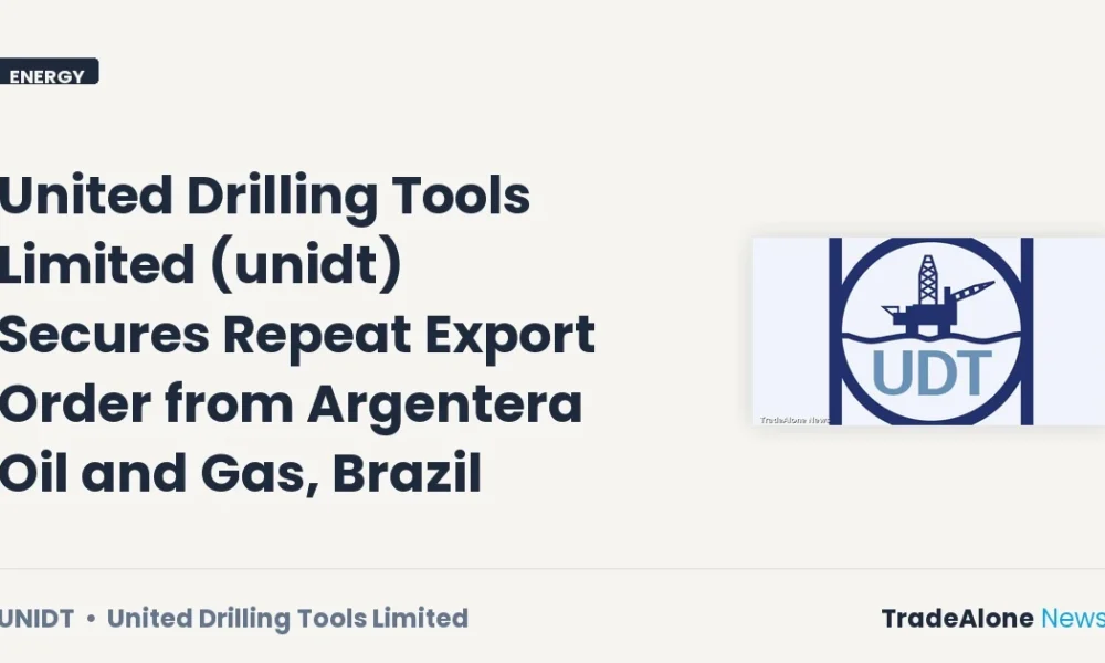 United Drilling Tools Limited UNIDT Repeat Export Order