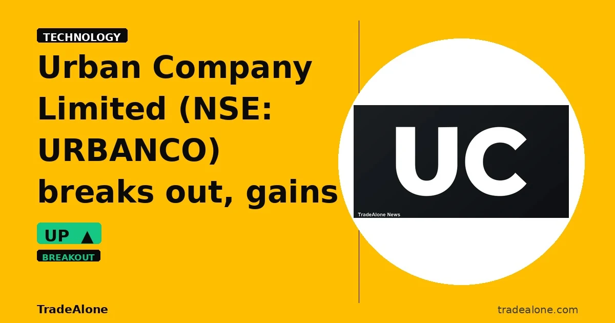 Urban Company Limited URBANCO breaks out