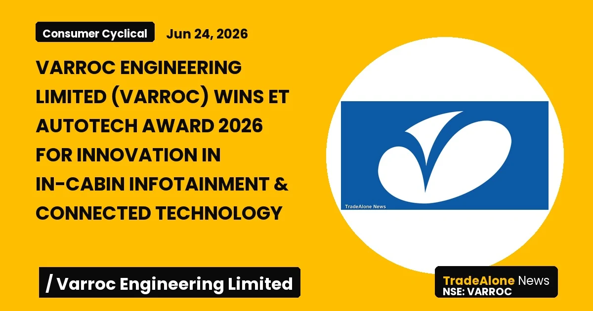 Varroc Engineering Limited Varroc ET Autotech Award 2026
