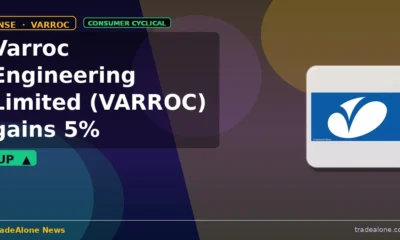Varroc Engineering Limited VARROC gains 5% nears resistance