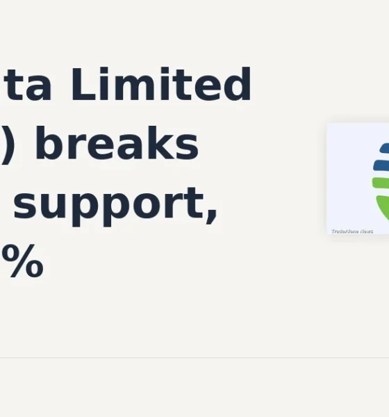 Vedanta Limited VEDL breaks below support