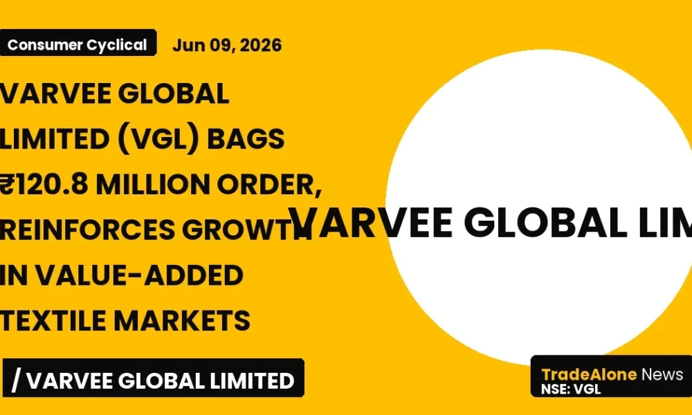 Varvee Global Limited VGL Q2 FY26 Order