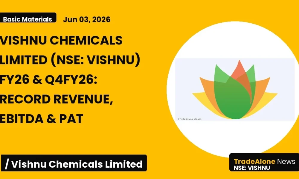 Vishnu Chemicals Limited NSE Vishnu FY26 Q4fy26 Results