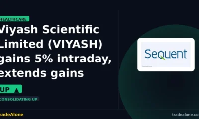 Viyash Scientific Limited VIYASH extends gains