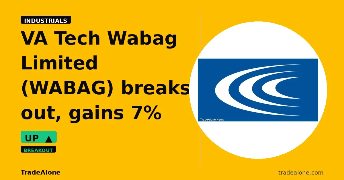 VA Tech Wabag Limited WABAG breaks out