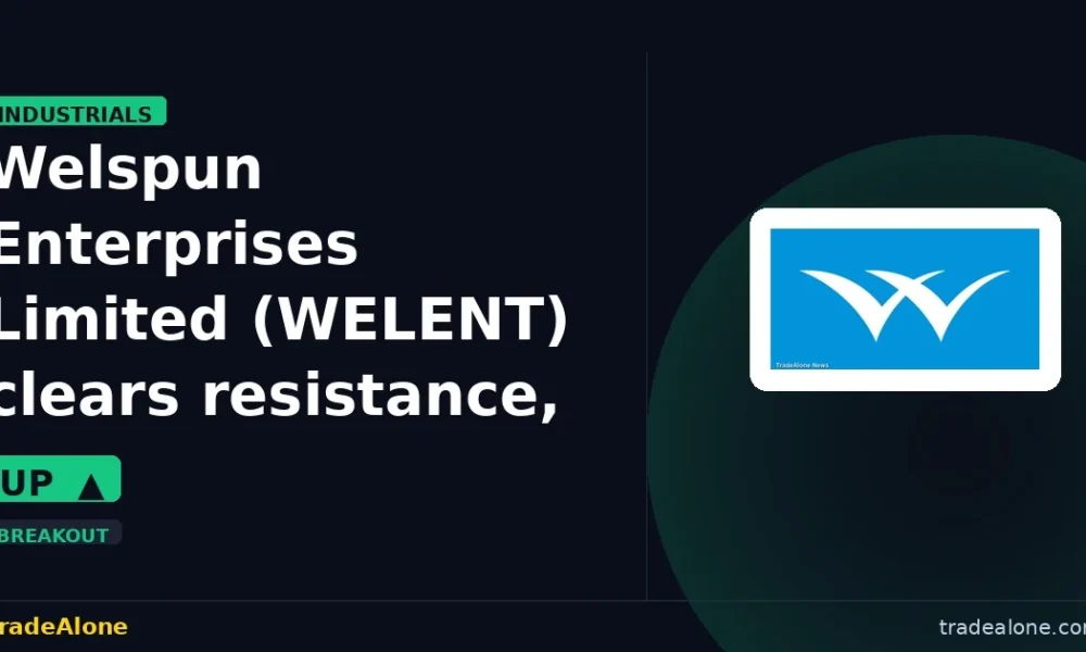 Welspun Enterprises Limited WELENT clears resistance