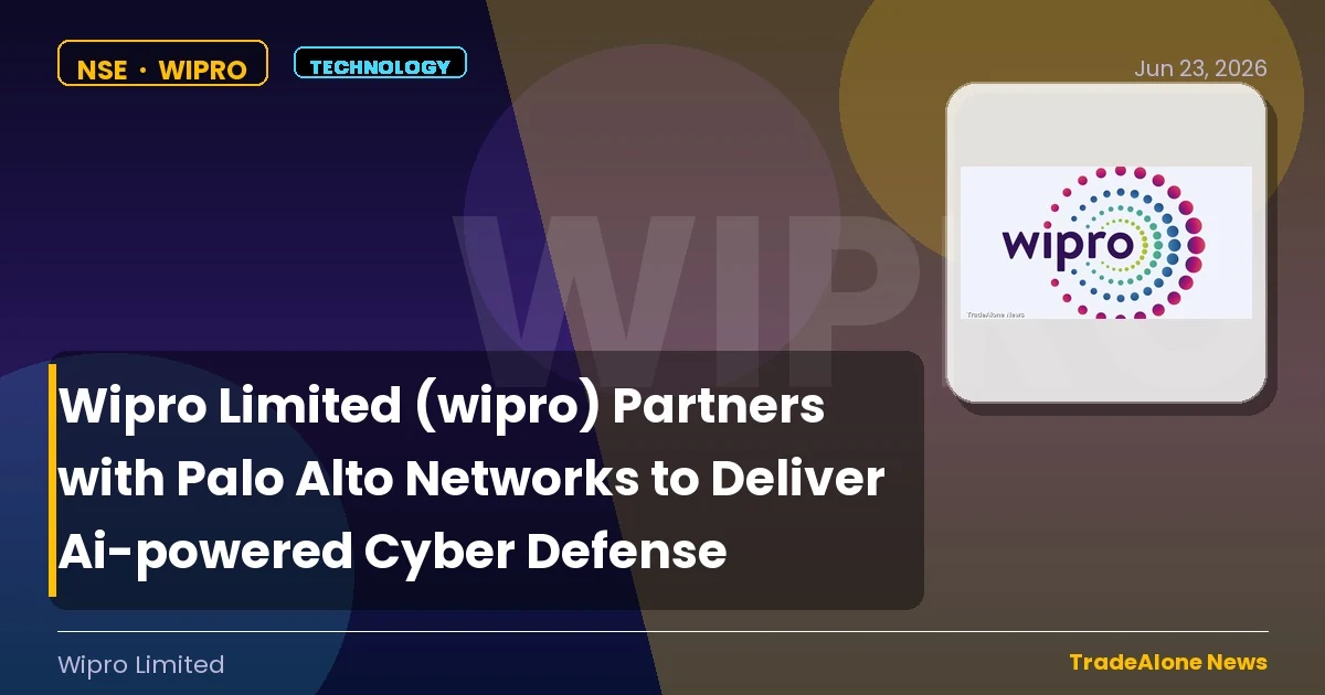 Wipro Limited WIPRO Partnership Palo Alto Networks