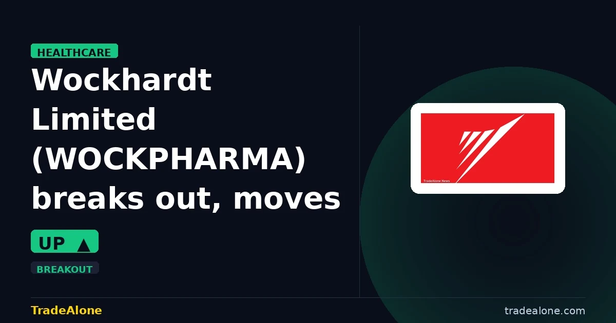 Wockhardt Limited WOCKPHARMA breakout