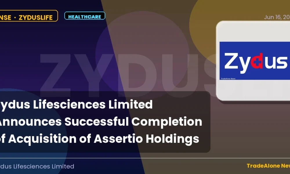 Zydus Lifesciences Limited Zyduslife Acquisition Assertio Holdings June 2026