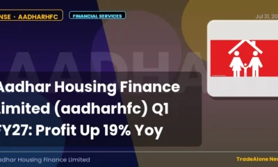 Aadhar Housing Finance Limited Aadharhfc Q1 FY27 Results