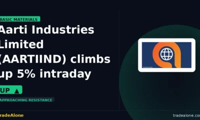 Aarti Industries Limited AARTIIND climbs up 5% intraday