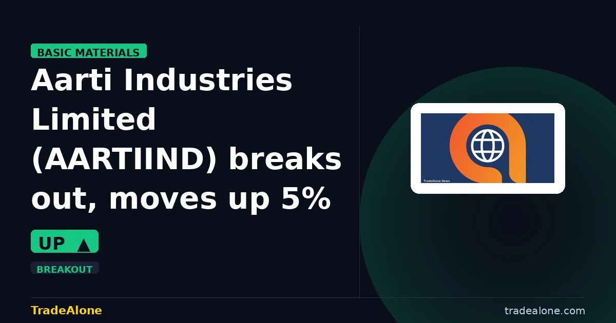 Aarti Industries Limited AARTIIND breaks out