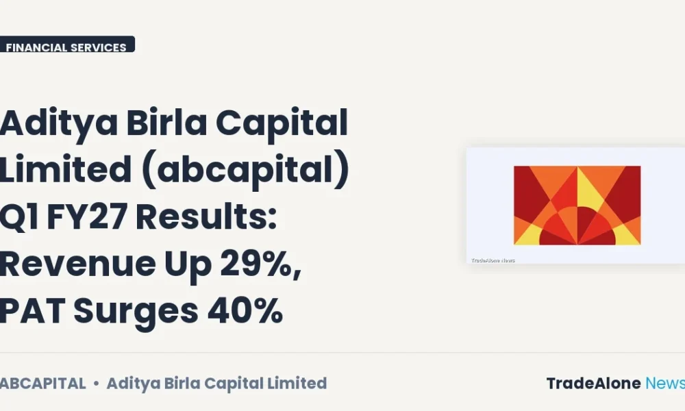 Aditya Birla Capital Limited Abcapital Q1 FY27 Results