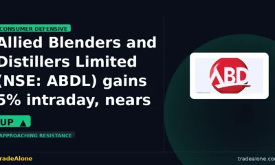 Allied Blenders and Distillers Limited NSE ABDL gains 5% intraday