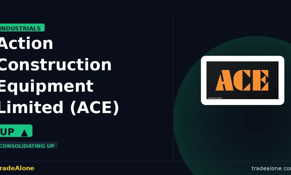 Action Construction Equipment Limited ACE gains 6% intraday