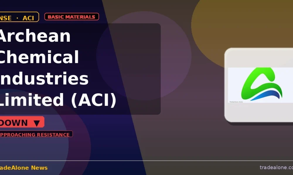 Archean Chemical Industries Limited ACI falls 5%