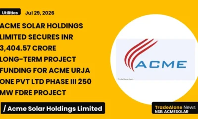 Acme Solar Holdings Limited Acmesolar Q3 FY26 Project Funding