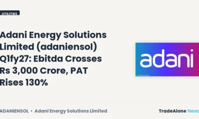 Adani Energy Solutions Limited Adaniensol Q1fy27 Results