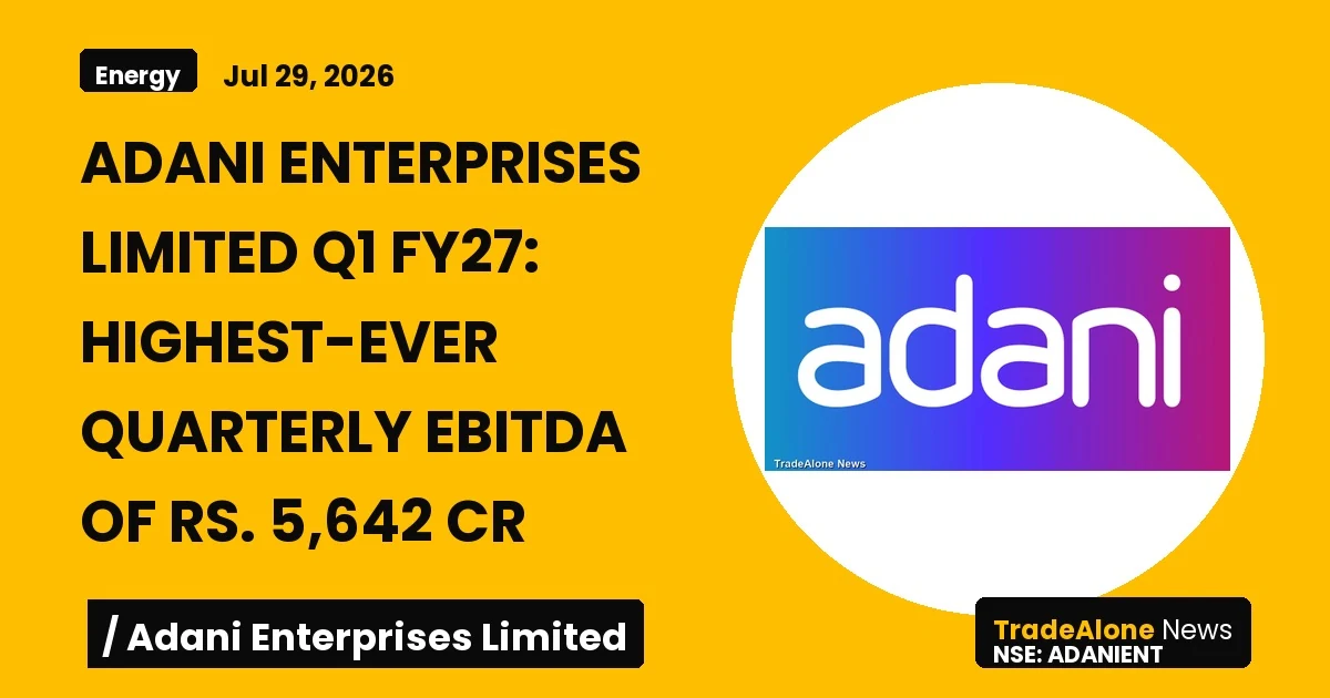 Adani Enterprises Limited Q1 FY27 Results